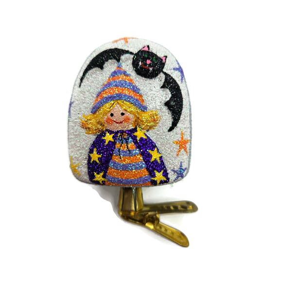 Patricia Breen Halloween Headstone Witch Bat Spider Star Christmas Tree Ornament - Picture 1 of 8